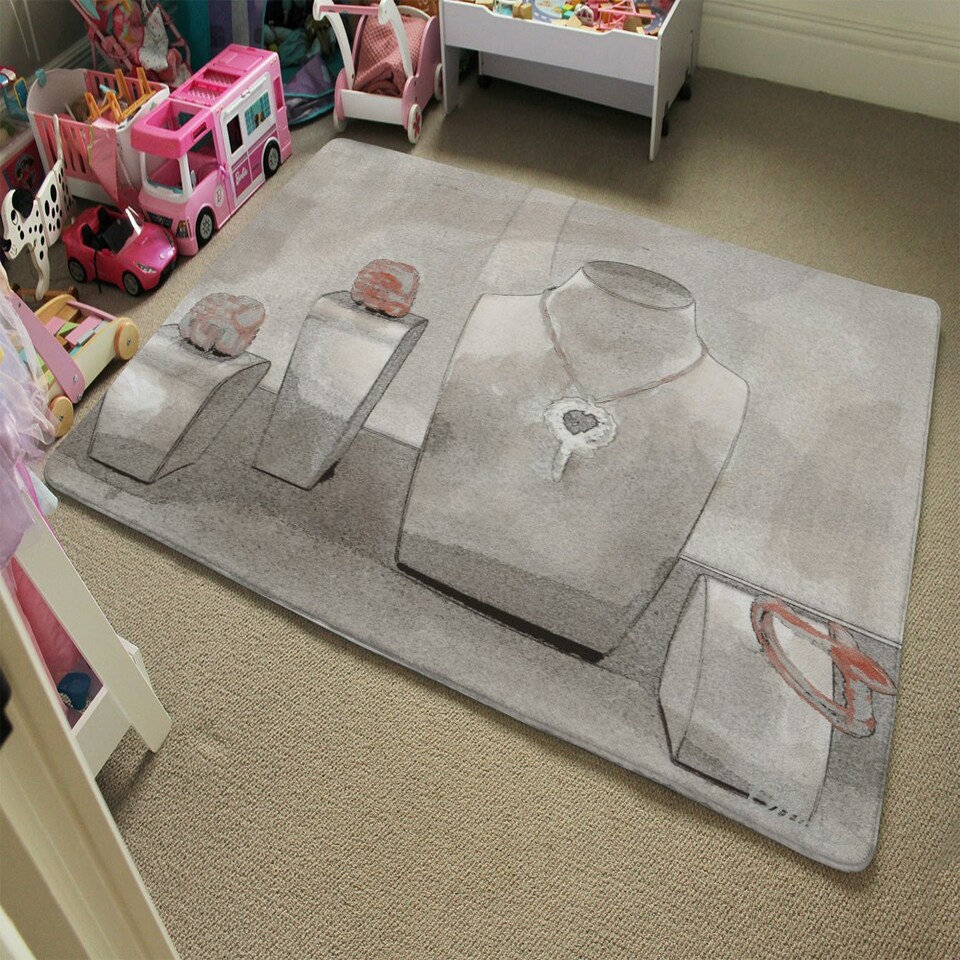 image 1 of Elegance (Rug) Grey | Large: 140x200cm