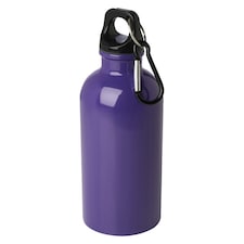 Floso Stainless Steel Single Wall 400ml Water Bottle - Purple - One Size