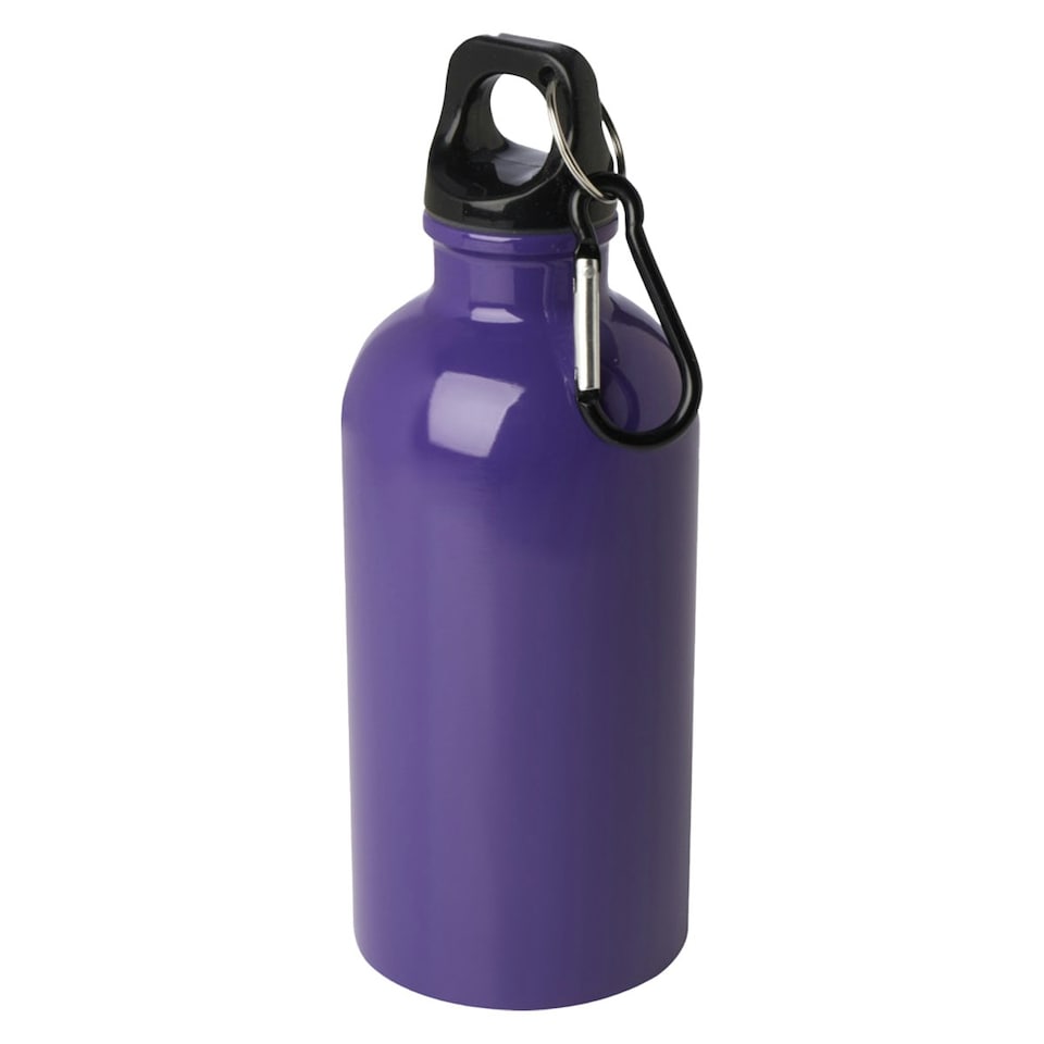 image 1 of Floso Stainless Steel Single Wall 400ml Water Bottle - Purple - One Size