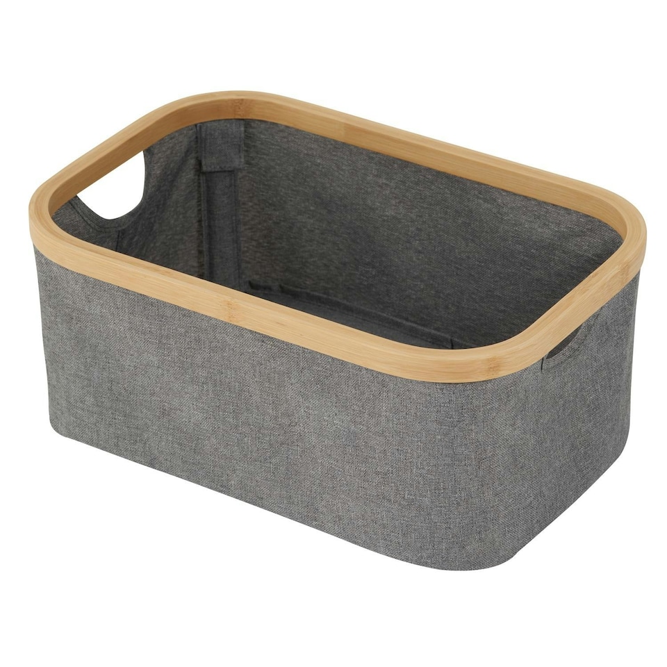 image 1 of Showerdrape Cotswold Grey Bathroom Storage Basket