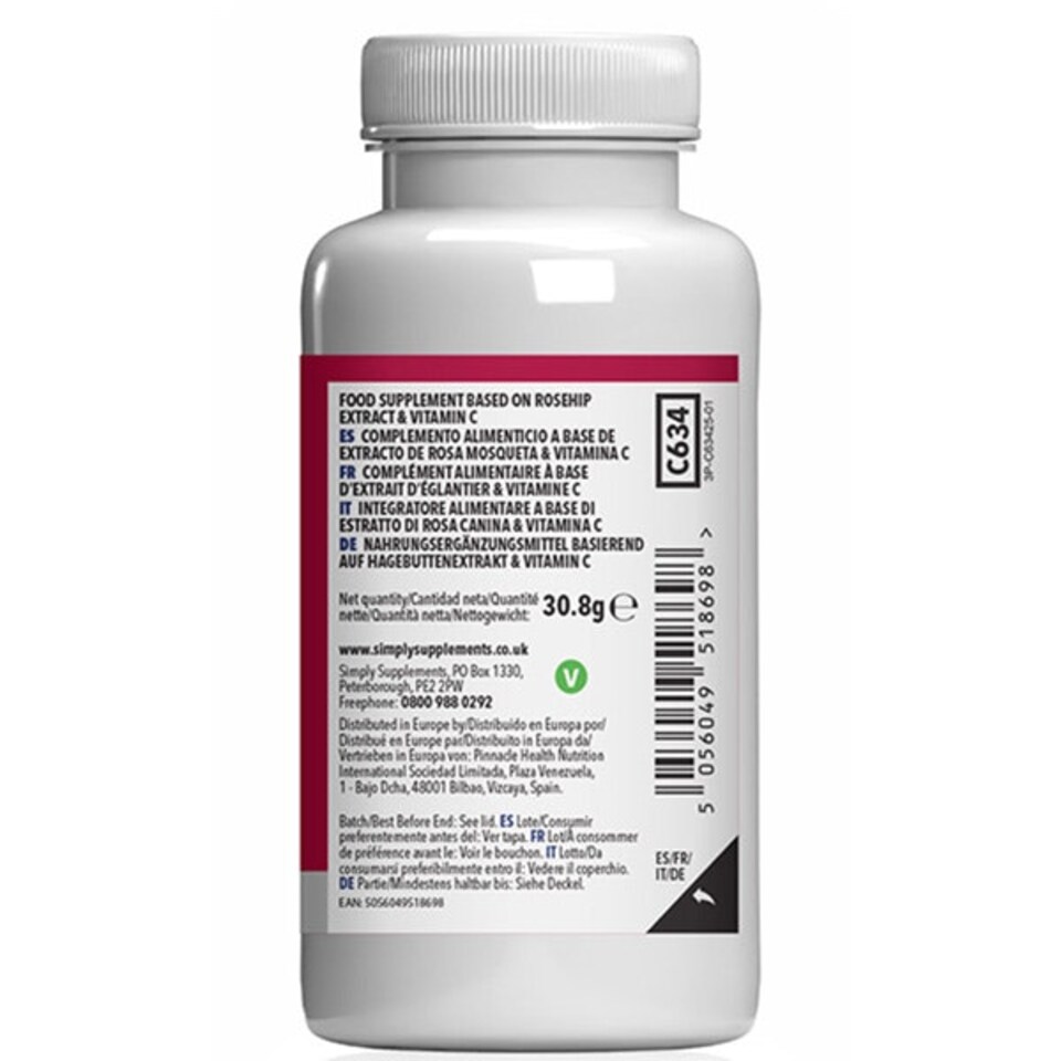 image 1 of Rosehip 12,000mg - 60 Capsules