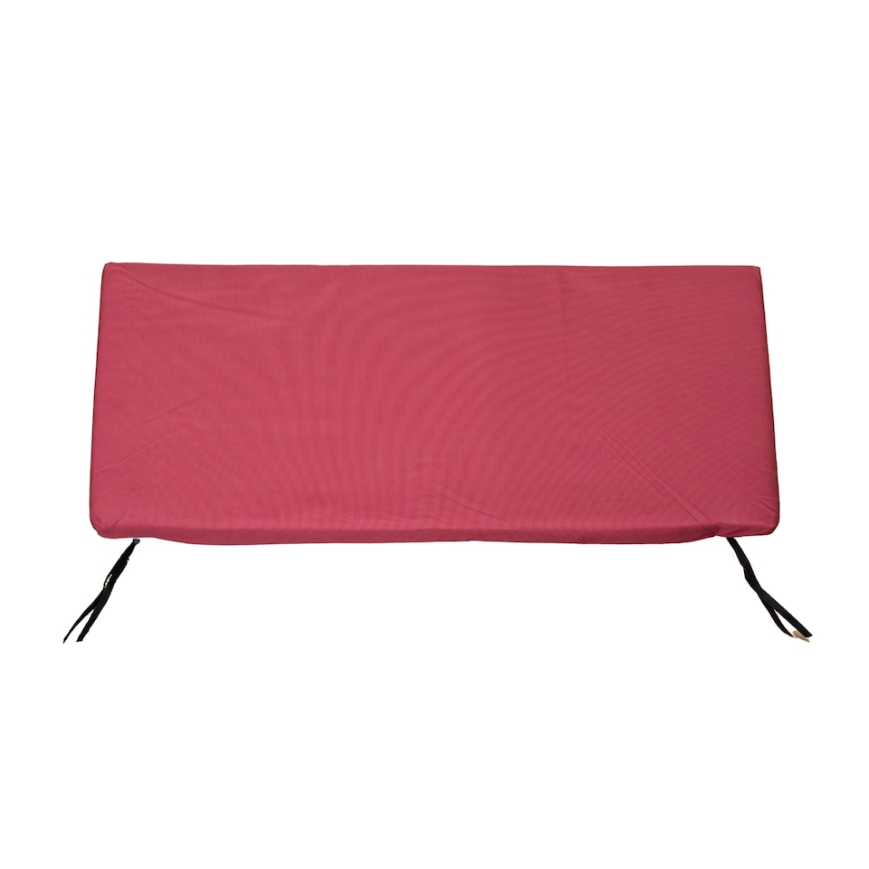 image 1 of 99 x 41cm Cushion Base for 2 Seater Wooden Garden Bench in Burgundy