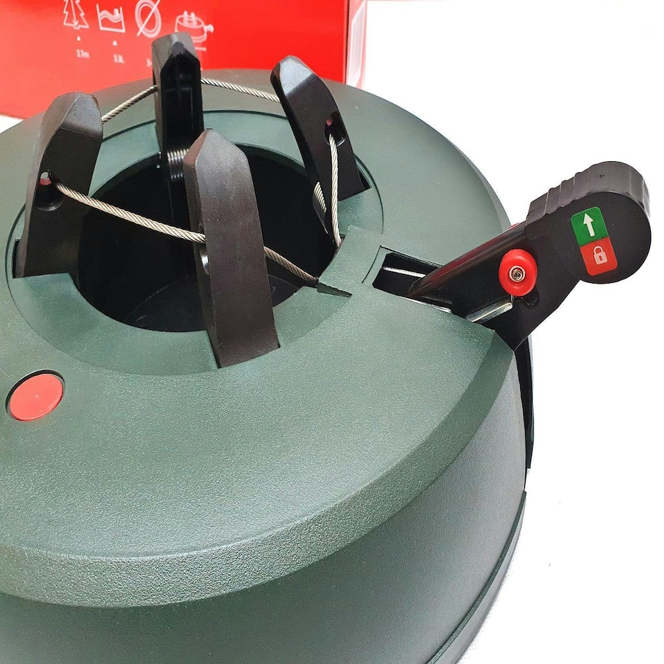image 1 of Holly International Easy Clamp Foot Pedal Christmas Tree Stand - Large for real Trees up to 2.7m