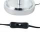 image 4 of Set of 2 Aura - Chrome Table Lamps with Sage Green Fern Shades Chrome | Green