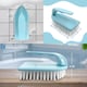 image 8 of Iron Shaped Scrubbing Brush Heavy Duty Stiff Bristle Hand Brush | Multi | Duck Egg Blue | One Size