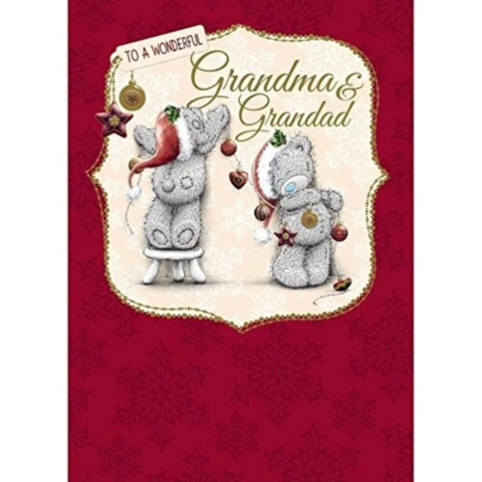 image 1 of Grandma And Grandad Me to You Bear Christmas Card