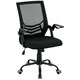 image 1 of Vinsetto Mesh Swivel Office Chair Task Computer Chair w/ Lumbar Support, Black Black