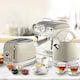 image 5 of Ariete ARPK16 Vintage Retro Dome Kettle, Toaster & Espresso Coffee Machine Set, Cream