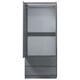 image 9 of FWStyle Stora 2 Door 2 Drawer Combination Wardrobe - Grey Gloss Front Grey