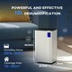 image 7 of HOMCOM 12L Dehumidifier with Filter, Auto Defrost, Children Lock, for Home