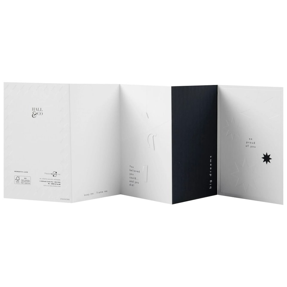 image 1 of Memento Luxe Premium Congratulations Card with Mini Card, Keepsake