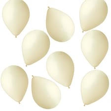 Ivory Biodegradable Mini Latex Balloons 13cm / 5 in - Pack of 50