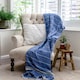 image 5 of Nicola Spring Turkish Cotton Bath Towel - 170 x 90cm - Navy | Blue | Navy
