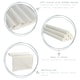 image 2 of Nicola Spring Ribbed Cotton Table Runner - 48 x 183cm - Light Blue Blue