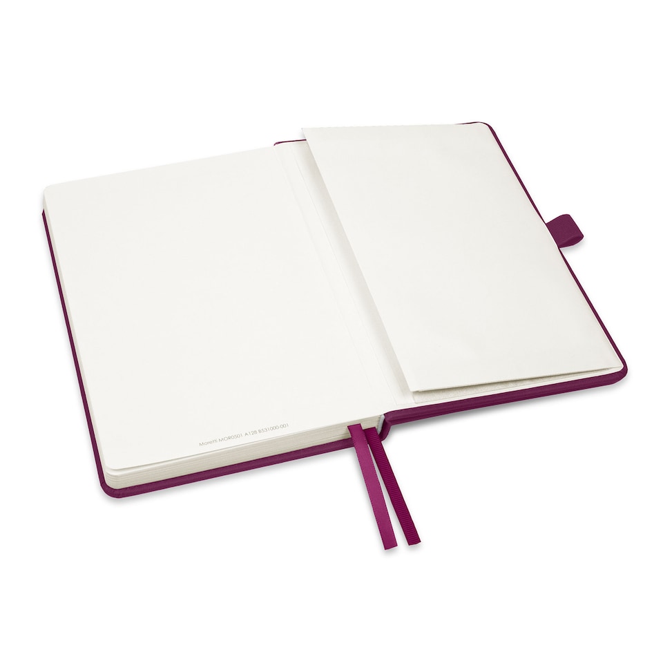 image 1 of Notes London A5 Italian Styled Moretti Notebook Burgundy