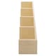 image 5 of HOMCOM Wooden Wall-Mounted Storage Media Display Shelf Center Rack, Natural