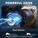 image 3 of AIYAPLAY Kids Electric Ride On Car, 12V Battery Powered Ride On ATV with MP3 Player, Horn, 2 Speeds, LED Lights, 3 Wheeler Electric Vehicle Toy Car for Boys & Girls Ages 3-8 | Black