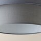 image 6 of ValueLights Aztec 3 Tier Charcoal Fabric Ceiling Light Shade | Grey