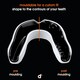 image 4 of D3TAPE MOUTHGUARD GREEN / WHITE ADULTS -  Cartasport  - D3MGA3 Green