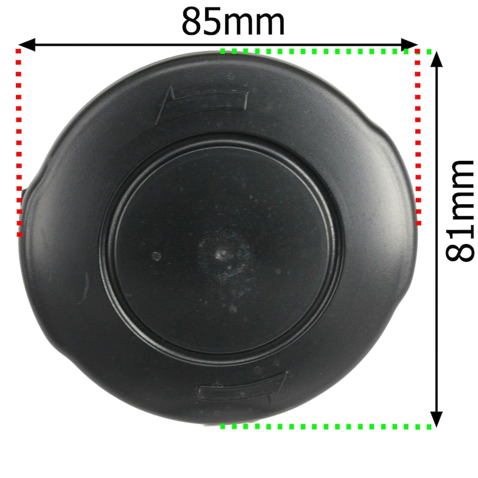 image 1 of SPARES2GO Spool Line and Cover compatible with Qualcast GT2541 Strimmer Trimmer (5m, 1.5mm)