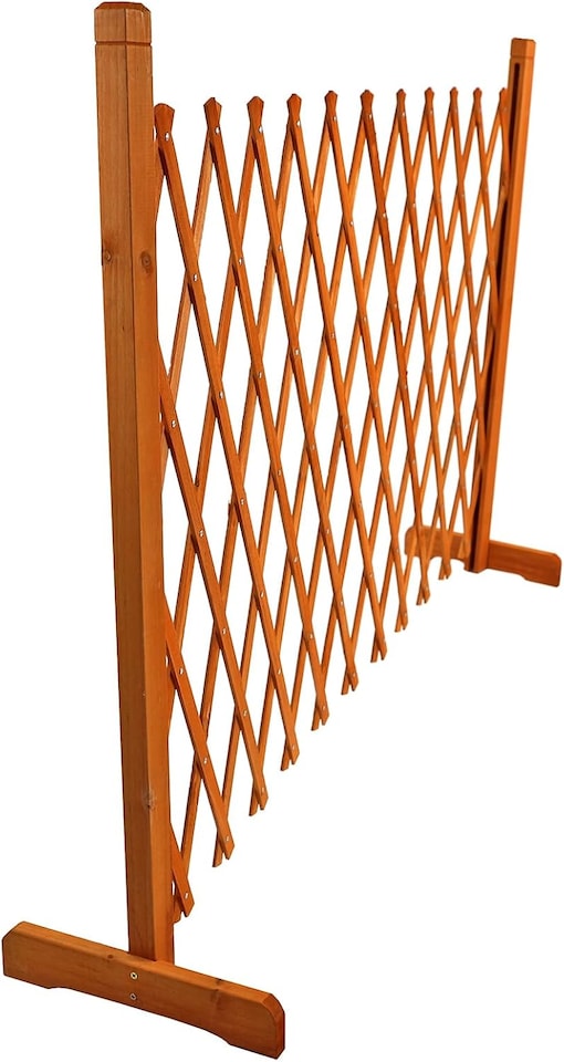 image 1 of Actiasgear - Expanding Wooden Trellis Fence Freestanding Garden Screen Divider Portable 6ft