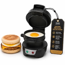 Muffin Maker, Electric Breakfast Sandwich Maker & Grilled Sandwich Toastie Maker