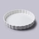 image 2 of W.M.Bartleet & Sons Round Fluted Flan Dish 27cm