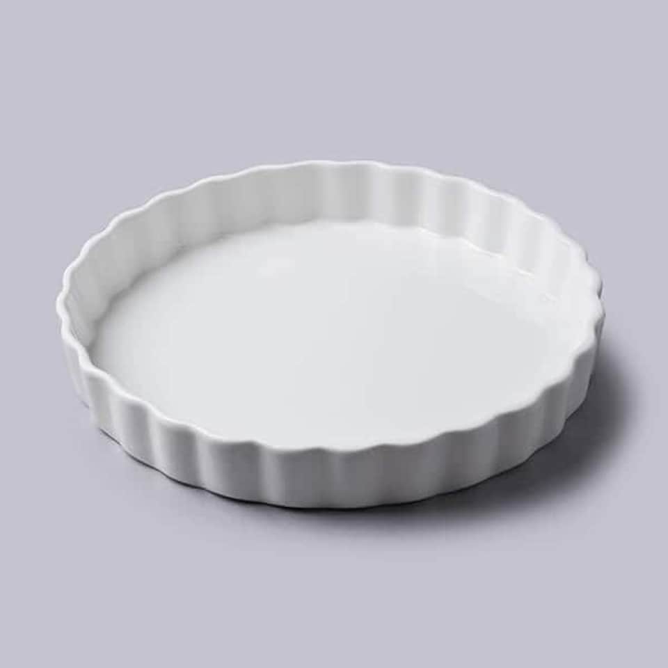 image 1 of W.M.Bartleet & Sons Round Fluted Flan Dish 27cm