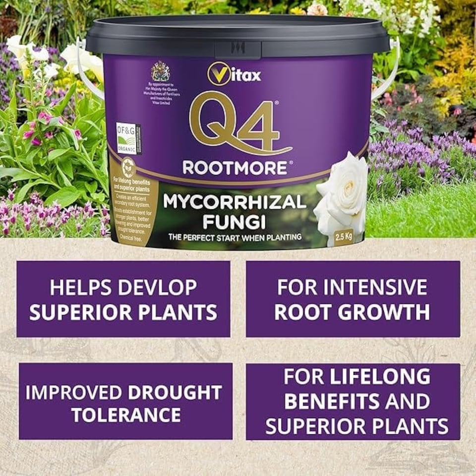 image 1 of Mycorrhizal Fungi Q4 Rootmore 2.5kg Tub