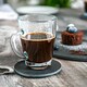 image 6 of Argon Tableware 24x Linea Slate Placemats - 30cm - Round Natural Stone Smooth Edge Slate Dinner Mats Dinnerware Plate Placemats | Black | Natural | One Size | 24