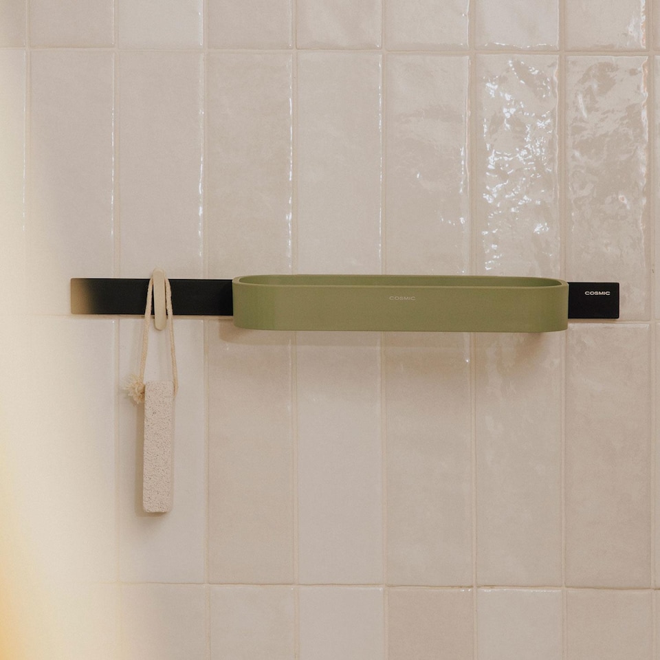 image 1 of COSMIC Towel ring 24cm, Wall Mounted Sand grey, Compatible with ALIFE Collection