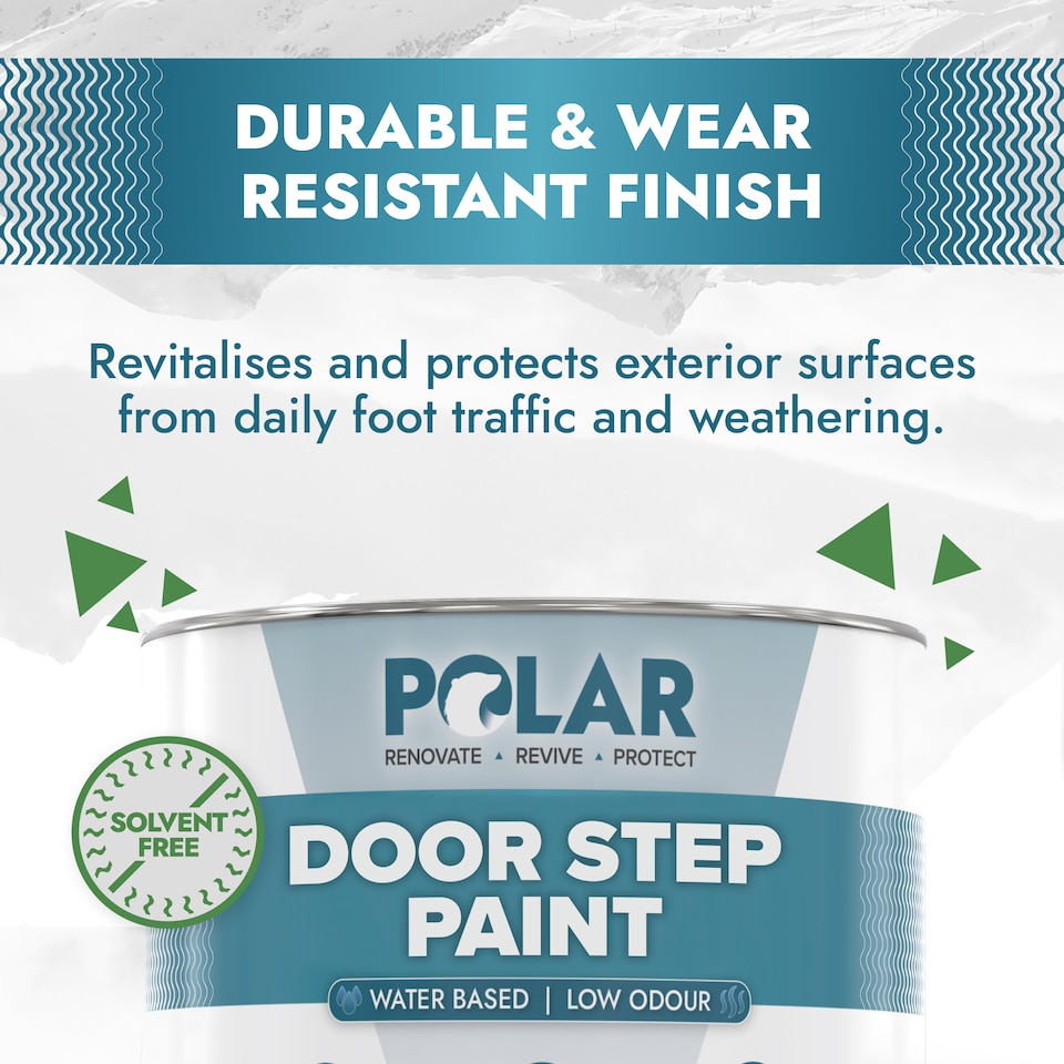 image 1 of Polar Door Step Paint Hard Wearing Durable Anti Slip | Grey | Anthracite | 750 ml