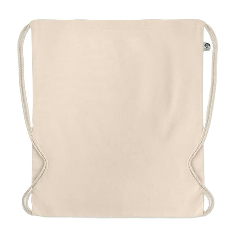 image 1 of MidOcean Yuki Organic Cotton Drawstring Bag - Beige - One Size | Brown | One Size