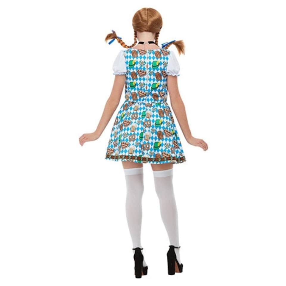 image 1 of Beer Maiden Blue Fancy Dress Costume Ladies Small - UK 8-10
