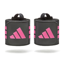 Adidas Training Wrist Wraps, Adult Black/Pink, Pair, Hook and Loop Closure | Multi | Black/Pink