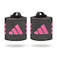 image 1 of Adidas Training Wrist Wraps, Adult Black/Pink, Pair, Hook and Loop Closure | Multi | Black/Pink