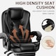 image 4 of Rattantree Executive High Back Office Chair Ergonomic PU Leather Recliner