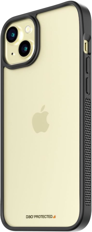 image 1 of Panzer Glass Military Grade Standard Clear Case for iPhone 15 Plus 6.7 Black Edition - 1178