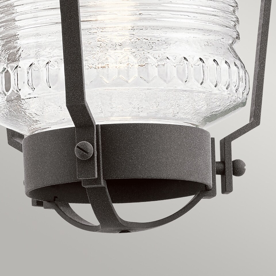 image 1 of Kichler Chance Harbor Outdoor 1 Light Chain Lantern Weathered Zinc IP44