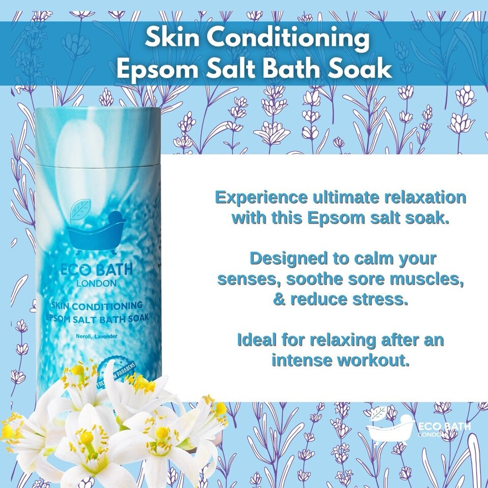 image 1 of Skin Conditioning Epsom Salt Bath Soak Gift Tube