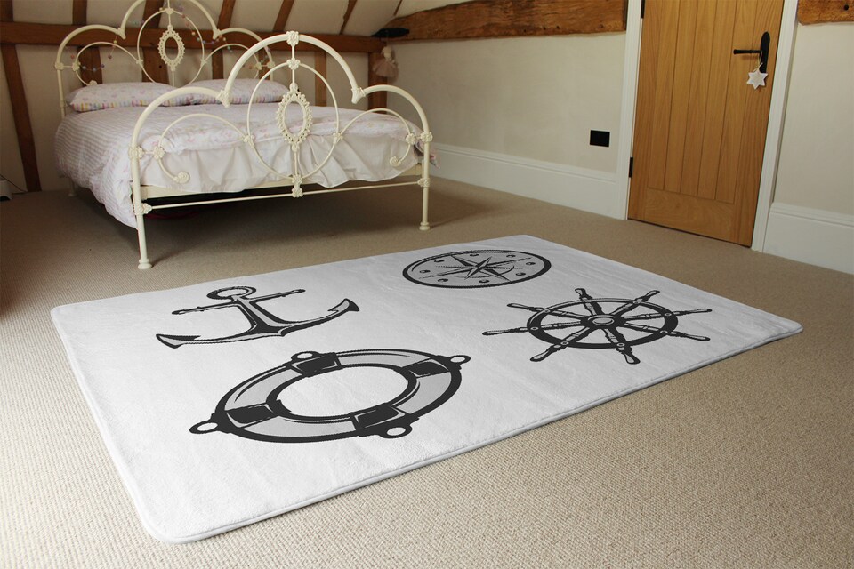 image 1 of Nautical Icons Rug | Multi