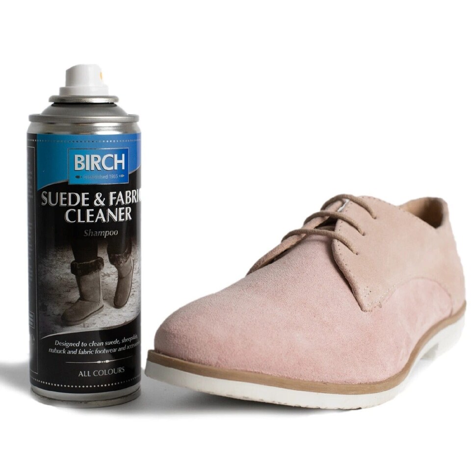image 1 of BIRCH Suede & Fabric Foam Cleaner - Aerosol for Delicate Materials 200ml | Clear