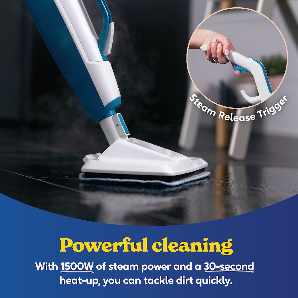 image 1 of Russell Hobbs Multifunctional 12-in-1 Steam Mop RHMSM6001