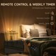 image 6 of HOMCOM 1200W Electric Panel Heater, Freestanding or Wall Mounted, Convector Heater with LED Display, Open Window Detection, Timer, Overheat Protection, Remote Control, Black