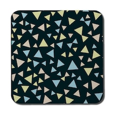 Yellow & Blue Triangles (Coaster)