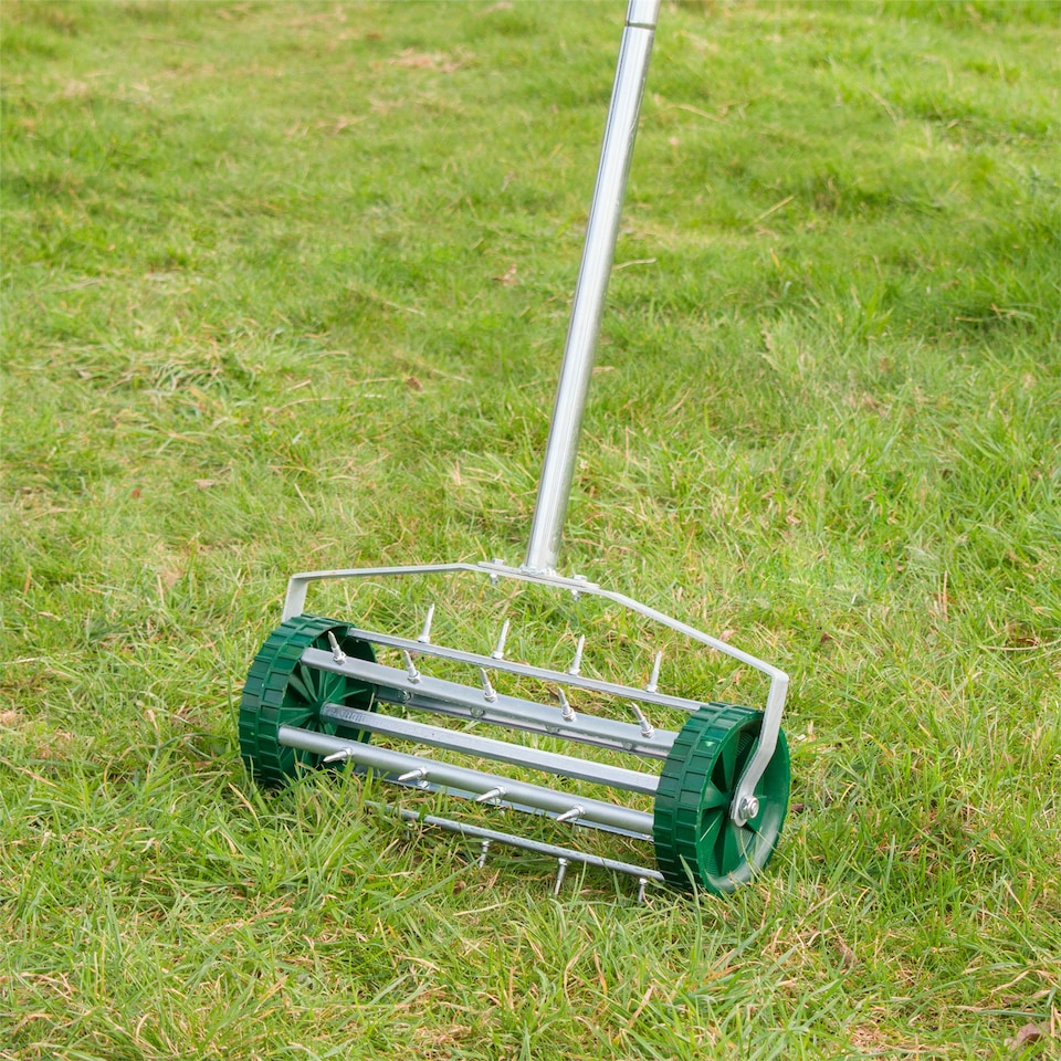 image 1 of KCT Lawn Aerator Garden Spike Roller