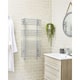 image 2 of 916mm (H) x 500mm (W) - Chrome Vertical Bathroom Towel Radiator (Holt) - (0.9m x 0.5m)