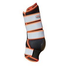Weatherbeeta Therapy-Tec Horse Wraps - Black/Silver/Red - Full
