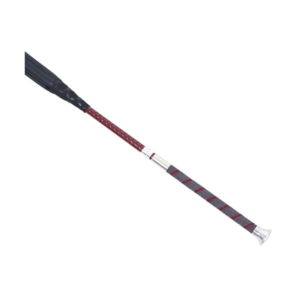 image 1 of Coldstream Next Generation Hadden Horse Jumping Bat - Burgundy/Silver - 50cm