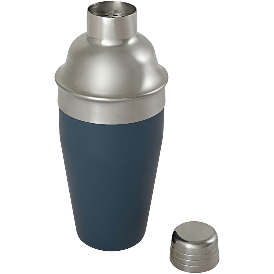 image 1 of Seasons Gaudie Logo Stainless Steel Cocktail Shaker - Ice Blue - One Size